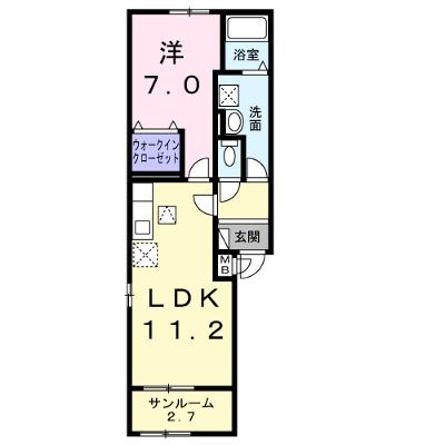 シルフィード 101【管理NO：1-027792001-01010】 ★家具家電は申し込み後に搬入します 2026年07月上旬入居可能の物件画像