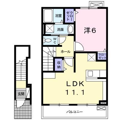 アンベリー 203【管理NO：1-016596101-02030】 ★家具家電は申し込み後に搬入します 2026年08月中旬入居可能の物件画像