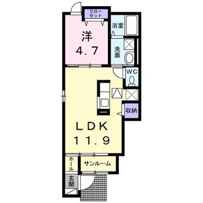 レジュール本厚木Ⅰ 101【管理NO：1-020695601-01010】 ★家具家電は申し込み後に搬入します 2026年09月中旬入居可能の物件画像