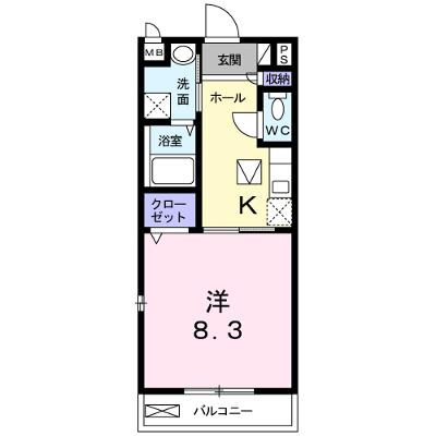 アライブ　Ｂ 102【管理NO：1-015914601-01020】 ★家具家電は申し込み後に搬入します 2026年08月中旬入居可能の物件画像