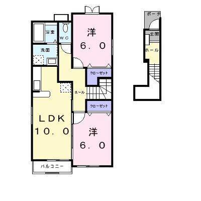 ル・モアＣ 201【管理NO：1-013119203-02010】 ★家具家電は申し込み後に搬入します 2026年07月中旬入居可能の物件画像