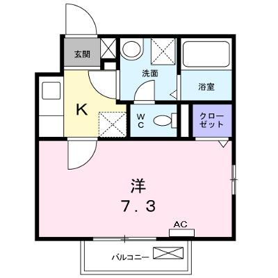 エスポワメゾンⅡ 201【管理NO：1-022354801-02010】 ★家具家電は申し込み後に搬入します 2026年07月下旬入居可能の物件画像