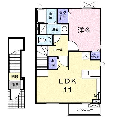 アイル：ヴィラ 204【管理NO：1-022208201-02040】 ★家具家電は申し込み後に搬入しますの物件画像