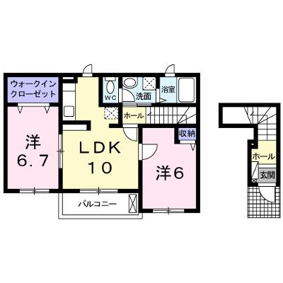 シャンド．ソレイユ 202【管理NO：1-018566201-02020】 ★家具家電は申し込み後に搬入します 2026年09月上旬入居可能の物件画像