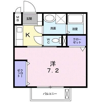 エスポワメゾン 203【管理NO：1-015650601-02030】 ★家具家電は申し込み後に搬入します 2026年07月中旬入居可能の物件画像