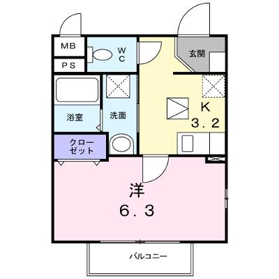 ソレイユ厚木 101【管理NO：1-014605101-01010】 ★家具家電は申し込み後に搬入しますの物件画像