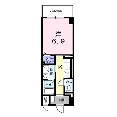 プレール　ヨコスカ 402【管理NO：1-016798601-04020】 ★家具家電は申し込み後に搬入します 2026年07月中旬入居可能の物件画像