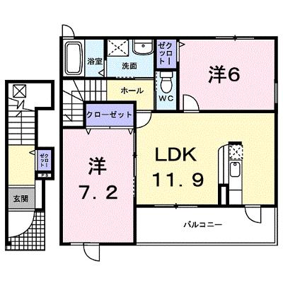 パシフィックサイドＢ 203【管理NO：1-016829602-02030】 ★家具家電は申し込み後に搬入します 2026年07月中旬入居可能の物件画像