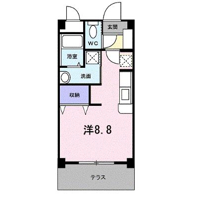 第２和光ヒルズ 104【管理NO：1-012855801-01040】 ★家具家電は申し込み後に搬入します 2026年07月上旬入居可能の物件画像