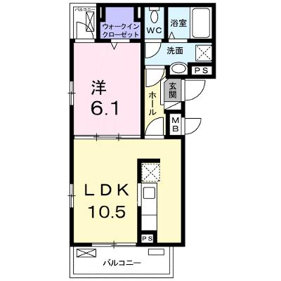 ＦｌｏｒｉａⅠ（フローリアⅠ） 201【管理NO：1-026946401-02010】の物件画像