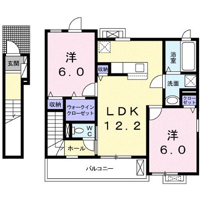 ラッコルタ 201【管理NO：1-025074801-02010】 ★家具家電は申し込み後に搬入します 2026年07月上旬入居可能の物件画像