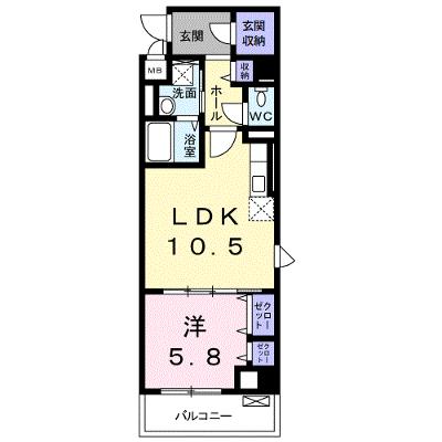 クレスト湘南 401【管理NO：1-021413601-04010】 ★家具家電は申し込み後に搬入します 2026年08月上旬入居可能の物件画像