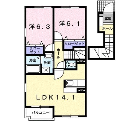 ヒルズ長坂上Ⅱ 203【管理NO：1-014219002-02030】 ★家具家電は申し込み後に搬入します 2026年07月中旬入居可能の物件画像