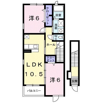 グリーン　フォレスト 201【管理NO：1-017322101-02010】 ★家具家電は申し込み後に搬入します★ ★2026年08月上旬入居可能★の物件画像