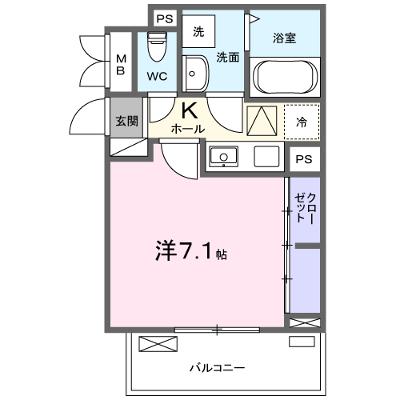 フラン湘南 104【管理NO：1-028074401-01040】 ★家具家電は申し込み後に搬入しますの物件画像