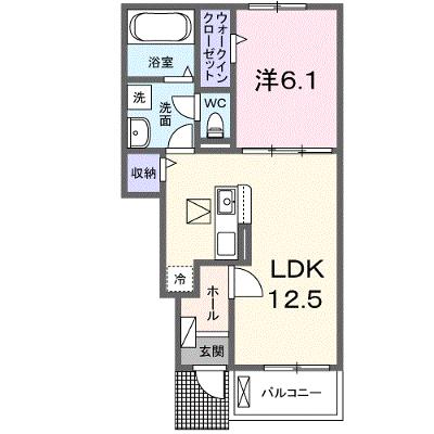 セレニティⅡ 102【管理NO：1-027077201-01020】 ★家具家電は申し込み後に搬入します 2026年07月中旬入居可能の物件画像