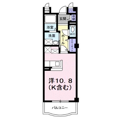 ウエスト　メゾン 204【管理NO：1-013003501-02040】 ★家具家電は申し込み後に搬入します★ ★2026年08月上旬入居可能★の物件画像