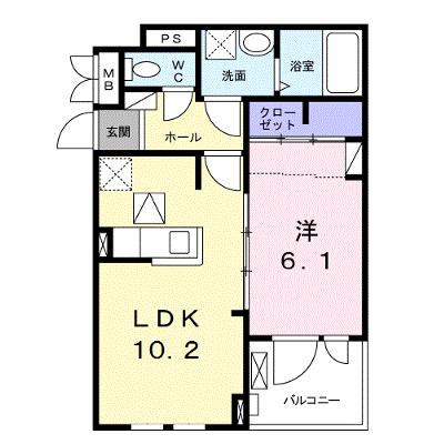 ベル　アンジュ 104【管理NO：1-024314101-01040】 ★家具家電は申し込み後に搬入します 2026年07月下旬入居可能の物件画像