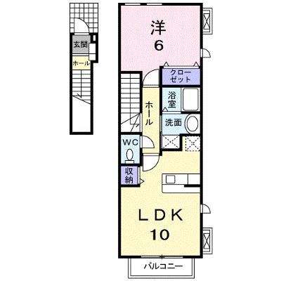 メゾン・ド・アーブル 201【管理NO：1-015461601-02010】 ★家具家電は申し込み後に搬入しますの物件画像