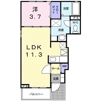 プリムローズＹ 101【管理NO：1-014968601-01010】 ★家具家電は申し込み後に搬入します 2026年07月下旬入居可能の物件画像