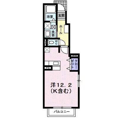 Ｍ・プレーリー・ローズＢ 101【管理NO：1-012595201-01010】 ★家具家電は申し込み後に搬入します★の物件画像