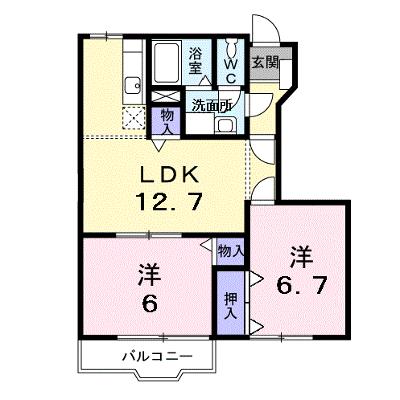 サンシャインＢ 103【管理NO：1-010684001-01030】 ★家具家電は申し込み後に搬入します 2026年07月中旬入居可能の物件画像