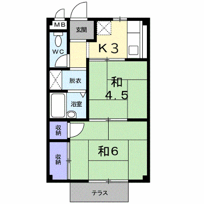 セントポーリアＳＴ 102【管理NO：1-002389001-01020】 ★家具家電は申し込み後に搬入します★の物件画像
