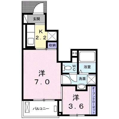 Ｍｏｄｅｓｓａ 102【管理NO：1-019959901-01020】 ★家具家電は申し込み後に搬入しますの物件画像