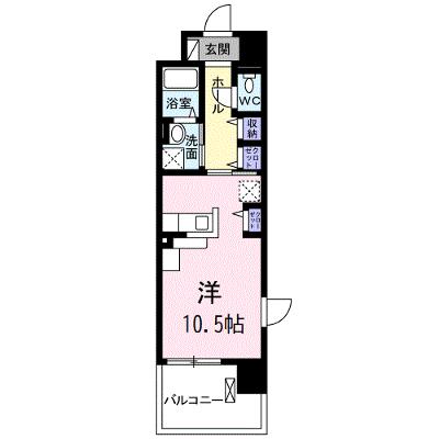 ノーブル古瀬 201【管理NO：1-015415101-02010】 ★家具家電は申し込み後に搬入しますの物件画像