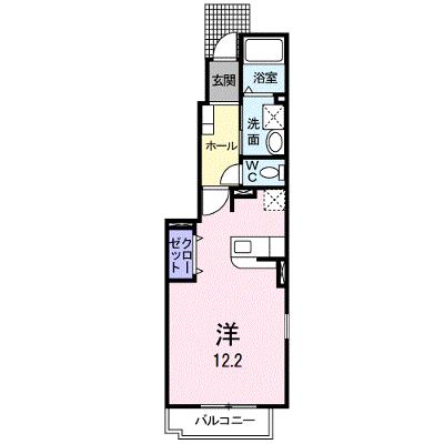ソレイユＡ 101【管理NO：1-013919201-01010】 ★家具家電は申し込み後に搬入します★の物件画像