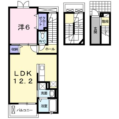 ルラール　アドバンス 303【管理NO：1-017099001-03030】 ★家具家電は申し込み後に搬入しますの物件画像
