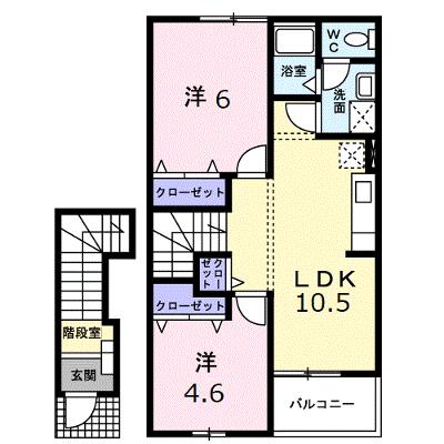 サンライズガ－デン 203【管理NO：1-011667601-02030】 ★家具家電は申し込み後に搬入します 2026年07月上旬入居可能の物件画像