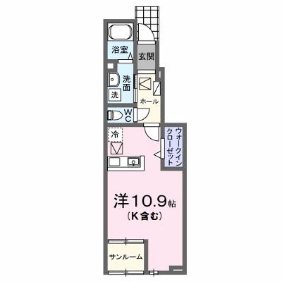 サニーコート小鹿 105【管理NO：1-027472501-01040】 ★家具家電は申し込み後に搬入します 2026年07月中旬入居可能の物件画像