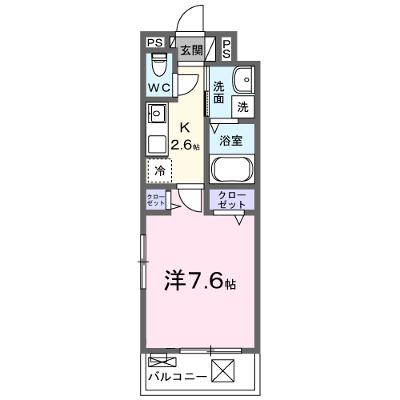プルミエ　ショコラ 305【管理NO：1-027582801-03040】 ★家具家電は申し込み後に搬入します★の物件画像