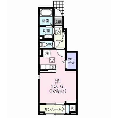 フェニックス　Ⅱ 105【管理NO：1-028694401-01040】 ★家具家電は申し込み後に搬入します 2026年10月上旬入居可能の物件画像