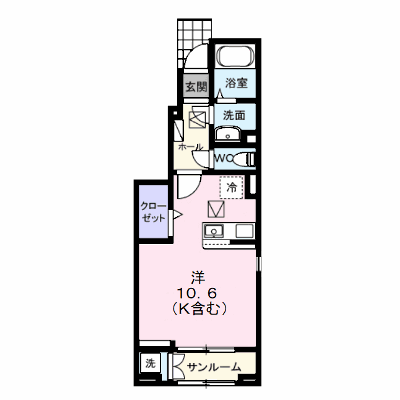 フェニックス　Ⅱ 101【管理NO：1-028694401-01010】 ★家具家電は申し込み後に搬入します★の物件画像