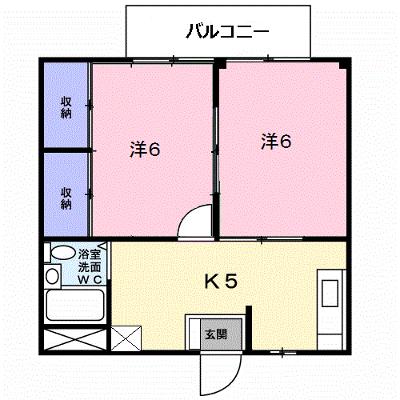 シティハイツ上力 201【管理NO：1-001833701-02010】 ★家具家電は申し込み後に搬入しますの物件画像