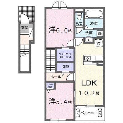 グラース　１７ 202【管理NO：1-028530901-02020】 ★家具家電は申し込み後に搬入します★ ★2026年09月上旬入居可能★の物件画像