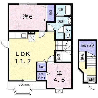グレイスフルＢ 201【管理NO：1-012555102-02010】 ★家具家電は申し込み後に搬入しますの物件画像