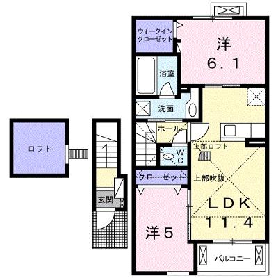 フィオーレ 202【管理NO：1-023270101-02020】 ★家具家電は申し込み後に搬入します★ ★2026年09月中旬入居可能★の物件画像