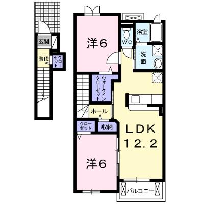 フォックス　ヒルズ　Ｂ 202【管理NO：1-016567402-02020】 2026年07月中旬入居可能の物件画像