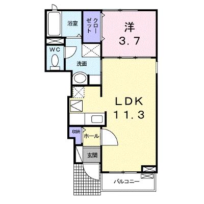 セレノ　パラッツオ 105【管理NO：1-016364301-01040】 ★家具家電は申し込み後に搬入します★の物件画像