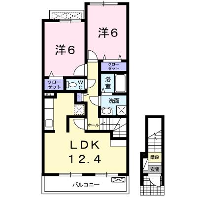 プラシード 202【管理NO：1-015908101-02020】 ★家具家電は申し込み後に搬入します★の物件画像