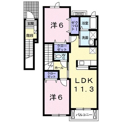 クローバー嶺田 202【管理NO：1-014371701-02020】 ★家具家電は申し込み後に搬入します★の物件画像