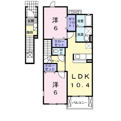 アバンツァート 206【管理NO：1-014095901-02050】 ★家具家電は申し込み後に搬入します★の物件画像