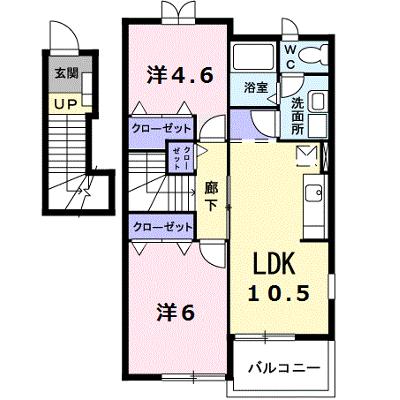 サウスウィンド 201【管理NO：1-011845701-02010】 ★家具家電は申し込み後に搬入します★の物件画像