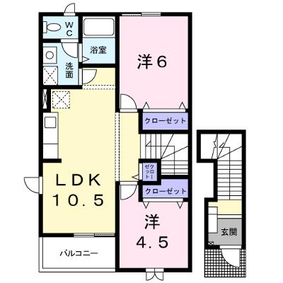 シュトラーセ　Ｂ 201【管理NO：1-011639702-02010】 ★家具家電は申し込み後に搬入します★の物件画像