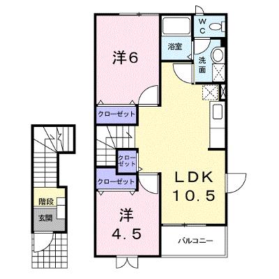 アルビオン　Ｄ 202【管理NO：1-011569801-02020】 ★家具家電は申し込み後に搬入します★の物件画像