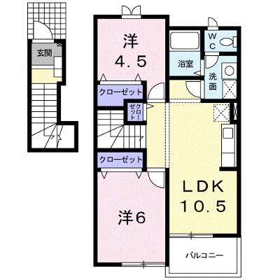 ソレアード　ローマ 202【管理NO：1-011564601-02020】 ★家具家電は申し込み後に搬入します★の物件画像