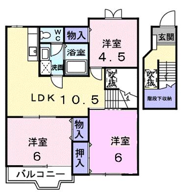サンライズ 203【管理NO：1-011484601-02030】 ★家具家電は申し込み後に搬入します★の物件画像
